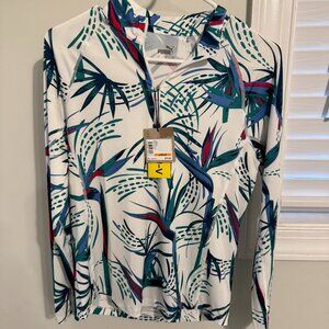 NWT Ladies Puma Golf Quarter Zip